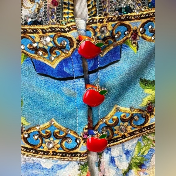 Long Button Front Jewels Dress The Kindest One Of All Snow White Disney - Picture 9 of 9